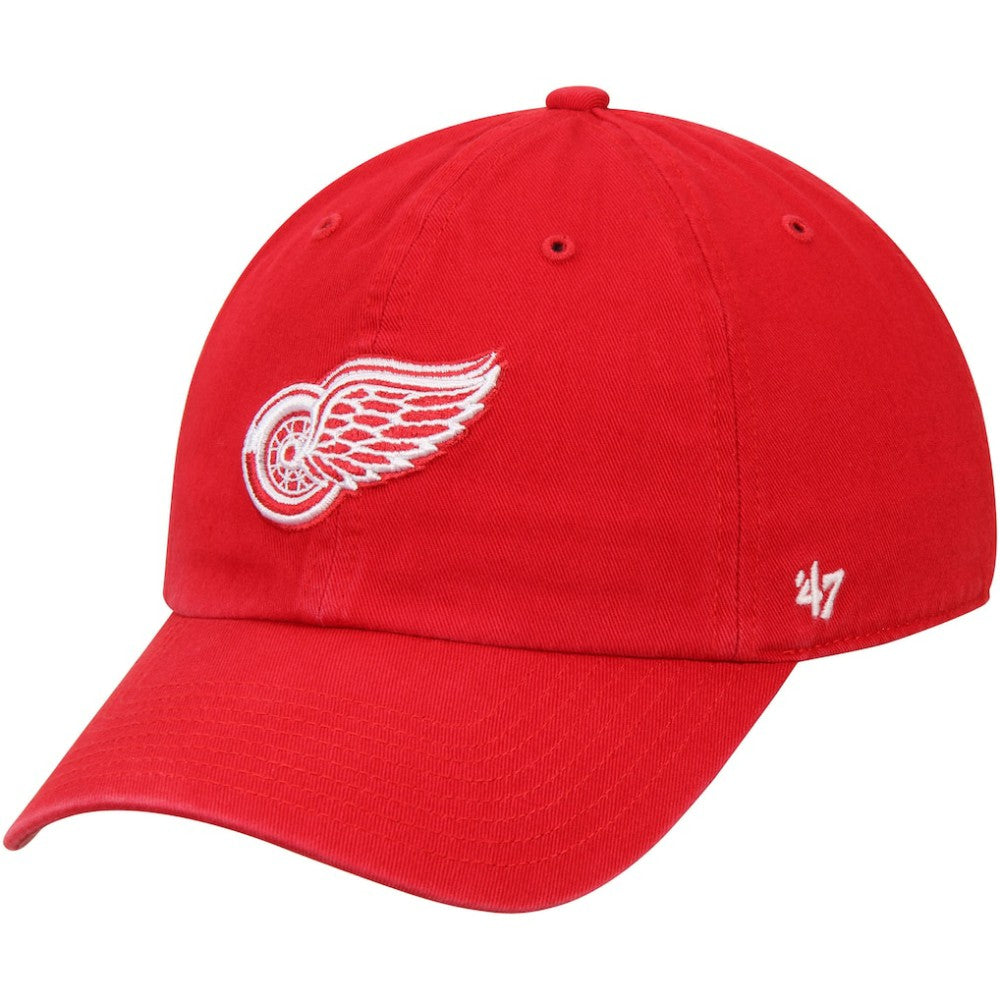 NHL Red Detroit Red Wings '47 Clean Up Adjustable Hat