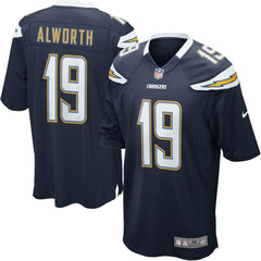San Diego Chargers Lance Alworth Gridiron Classics Retired Player Game Jersey - Los Angeles Chargers