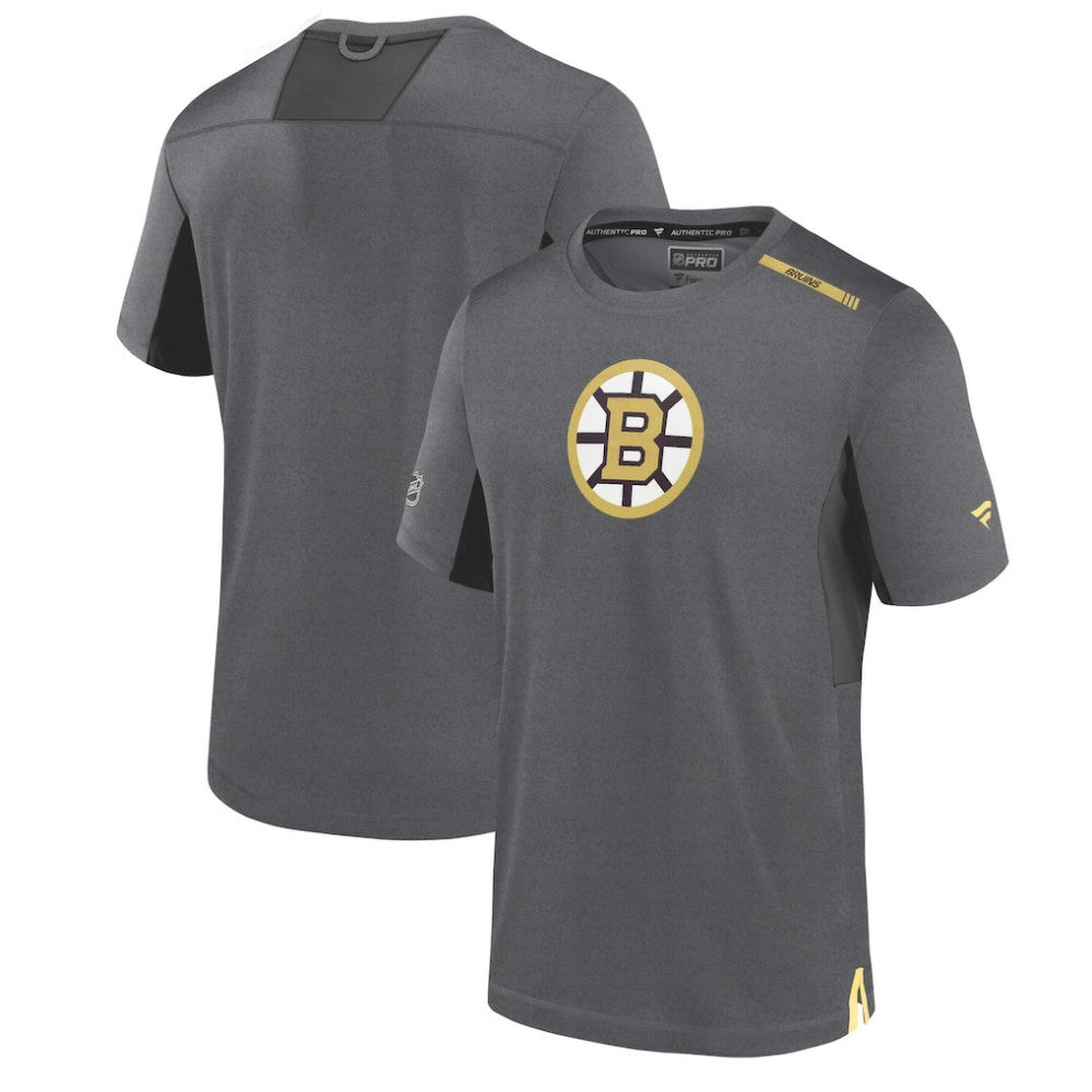 NHL Gray Boston Bruins Fanatics Authentic Pro Performance T-Shirt