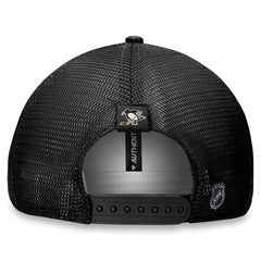 NHL This item will ship within 2 business days. Pittsburgh Penguins Fanatics Women's Authentic Pro Road Trucker Adjustable Hat – Black