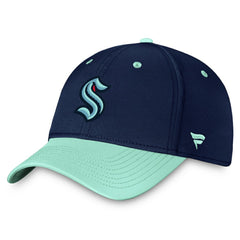 NHL This item will ship within 5 business days. Seattle Kraken Fanatics Authentic Pro Rink Two-Tone Flex Hat – Deep Sea Blue/Light Blue