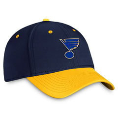 NHL This item will ship within 8 business days. St. Louis Blues Fanatics Authentic Pro Rink Two-Tone Flex Hat – Navy/Gold