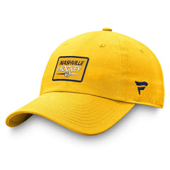 NHL Nashville Predators Fanatics Authentic Pro Prime Adjustable Hat – Gold