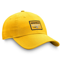 NHL Nashville Predators Fanatics Authentic Pro Prime Adjustable Hat – Gold