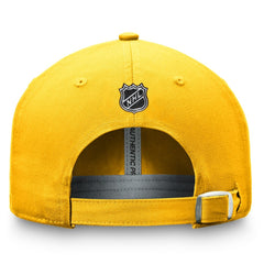 NHL Nashville Predators Fanatics Authentic Pro Prime Adjustable Hat – Gold