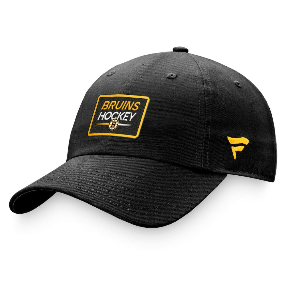 NHL Black Boston Bruins Fanatics Women's Authentic Pro Rink Adjustable Hat