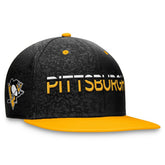 NHL Pittsburgh Penguins Fanatics Authentic Pro Rink Two-Tone Snapback Hat – Black/Gold
