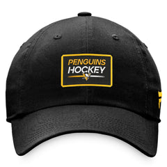 NHL Black Pittsburgh Penguins Fanatics Women's Authentic Pro Rink Adjustable Hat