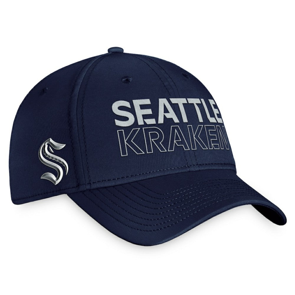 NHL This item will ship within 5 business days. Seattle Kraken Fanatics Authentic Pro Road Flex Hat – Deep Sea Blue