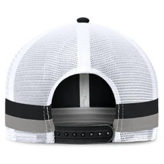 Fundamentals Side Stripe Trucker Adjustable Hat - Las Vegas Raiders