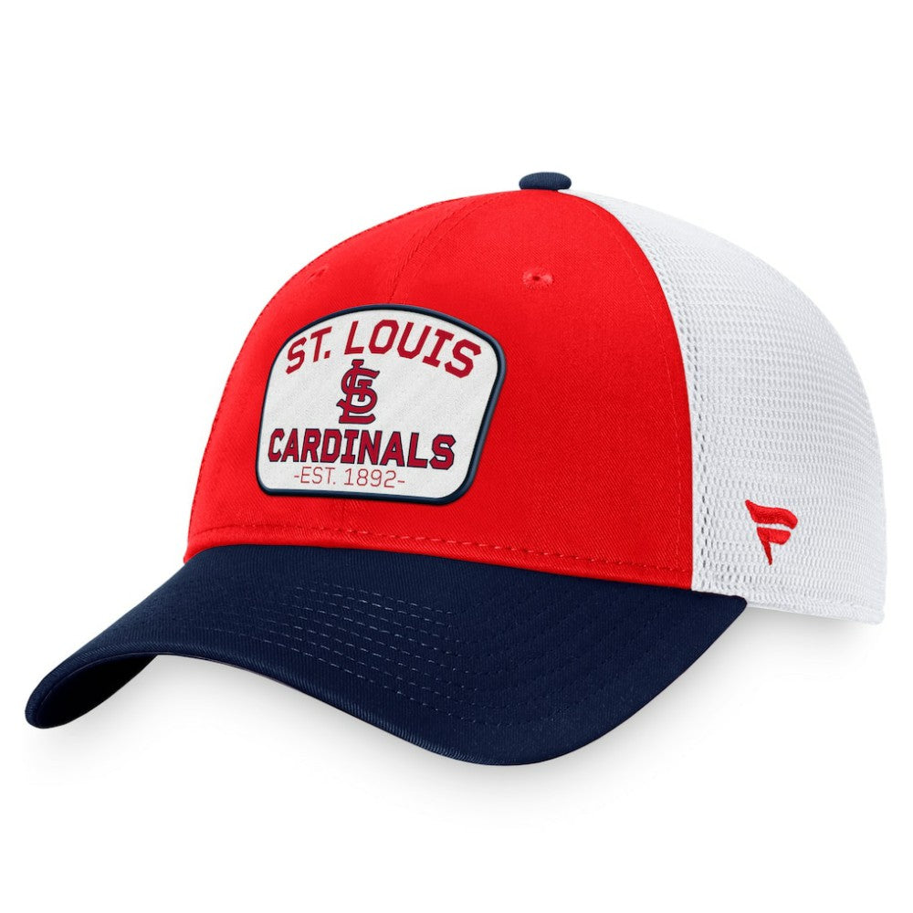 MLB St. Louis Cardinals Fanatics Two-Tone Patch Trucker Adjustable Hat