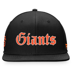 MLB San Francisco Giants Fanatics Gothic Script Fitted Hat