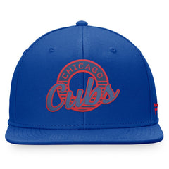 MLB Chicago Cubs Fanatics Circle Script Snapback Hat