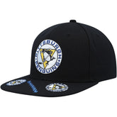 NHL Black Pittsburgh Penguins Mitchell & Ness Vintage Hat Trick Snapback Hat