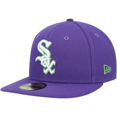 MLB Chicago White Sox New Era Lime Side Patch 59FIFTY Fitted Hat