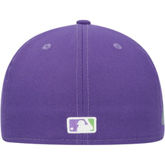 MLB Miami Marlins New Era Lime Side Patch 59FIFTY Fitted Hat