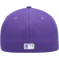 MLB Athletics New Era Lime Side Patch 59FIFTY Fitted Hat
