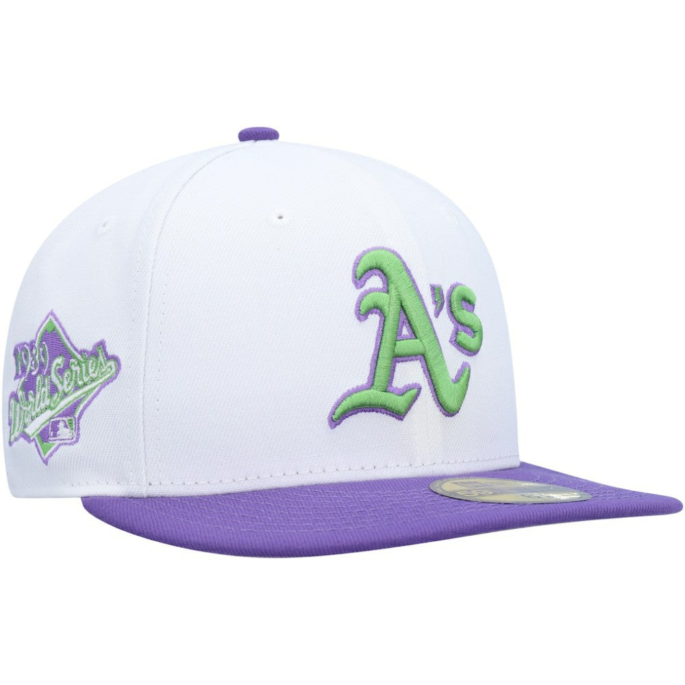 MLB Athletics New Era 1989 World Series Side Patch 59FIFTY Fitted Hat