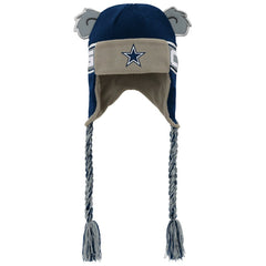 Youth Wordmark Ears Trooper Knit Hat - Dallas Cowboys