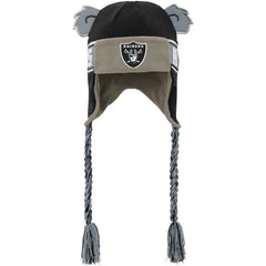Youth Wordmark Ears Trooper Knit Hat - Las Vegas Raiders