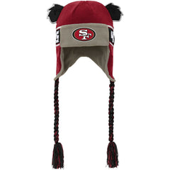 Youth Wordmark Ears Trooper Knit Hat - San Francisco 49ers