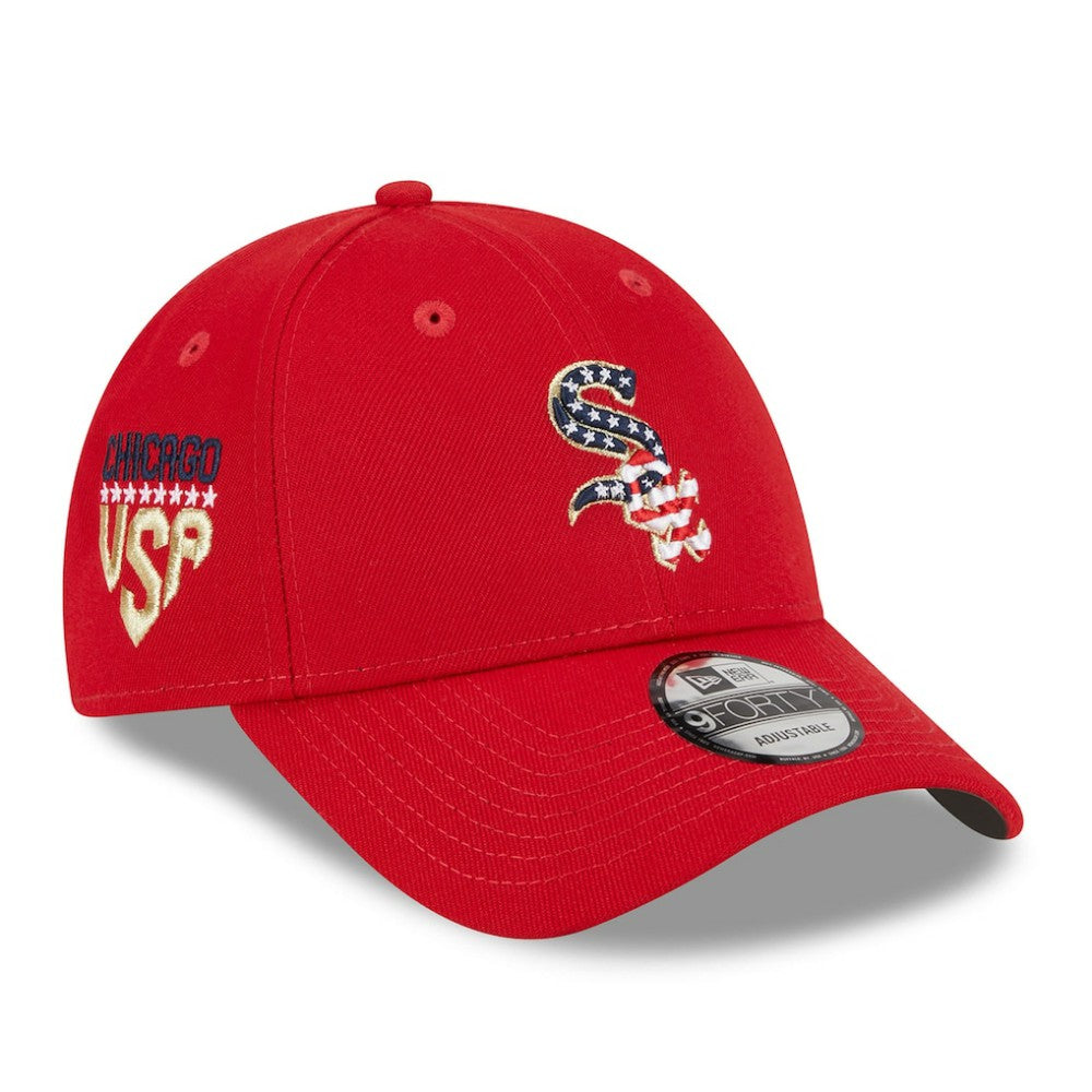 MLB Chicago White Sox New Era 2023 Fourth of July 9FORTY Adjustable Hat