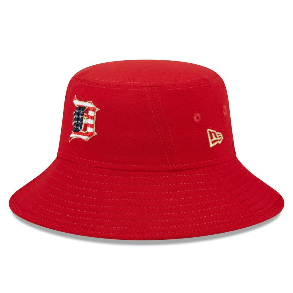 MLB Detroit Tigers New Era 2023 Fourth of July Bucket Hat