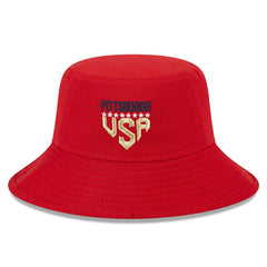 MLB Pittsburgh Pirates New Era 2023 Fourth of July Bucket Hat