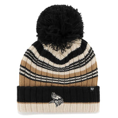 '47 Women's Barista Cuffed Knit Hat with Pom - Minnesota Vikings