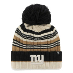 '47 Women's Barista Cuffed Knit Hat with Pom - New York Giants