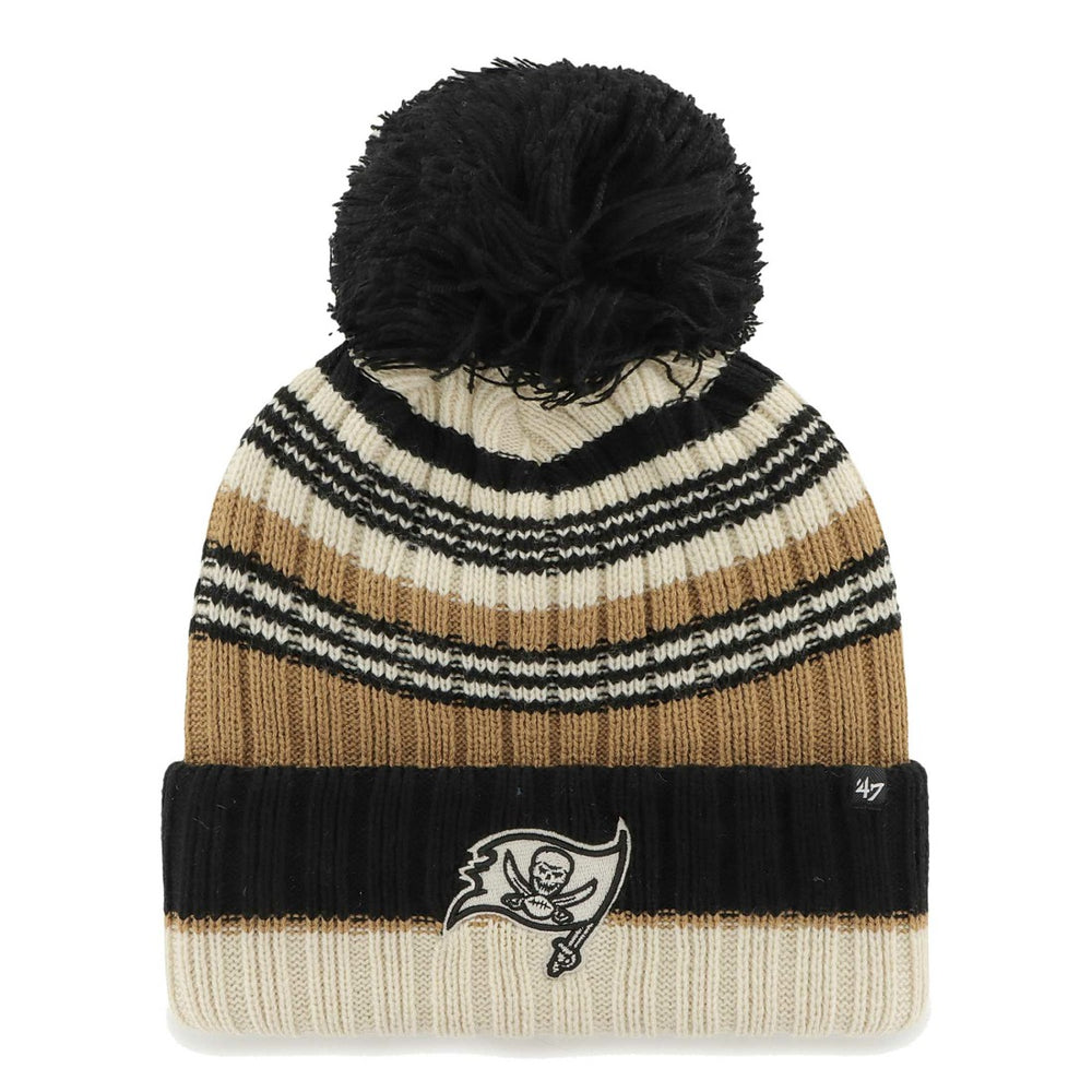 '47 Women's Barista Cuffed Knit Hat with Pom - Tampa Bay Buccaneers