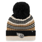 '47 Women's Barista Cuffed Knit Hat with Pom - Tennessee Titans