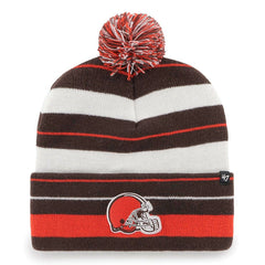 '47 Powerline Cuffed Knit Hat with Pom - Cleveland Browns