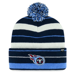 '47 Powerline Cuffed Knit Hat with Pom - Tennessee Titans