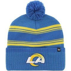 '47 Fadeout Cuffed Knit Hat with Pom - Los Angeles Rams