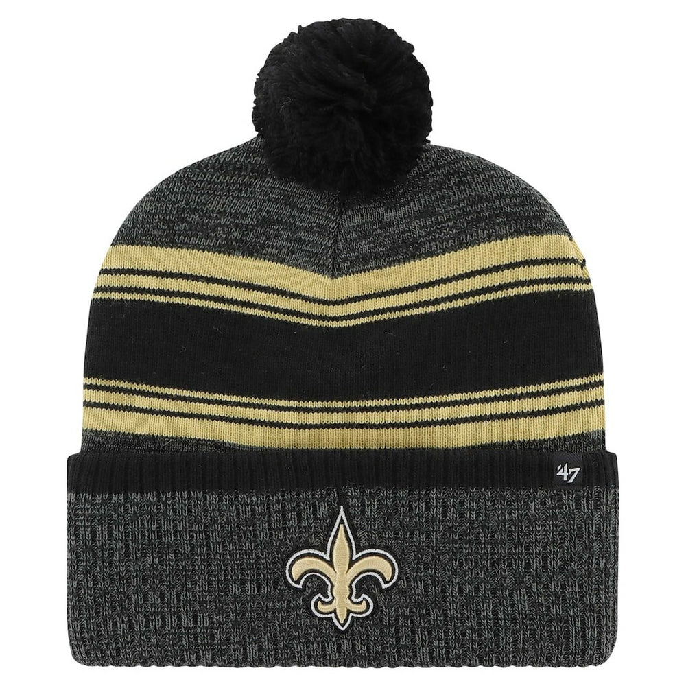 '47 Fadeout Cuffed Knit Hat with Pom - New Orleans Saints