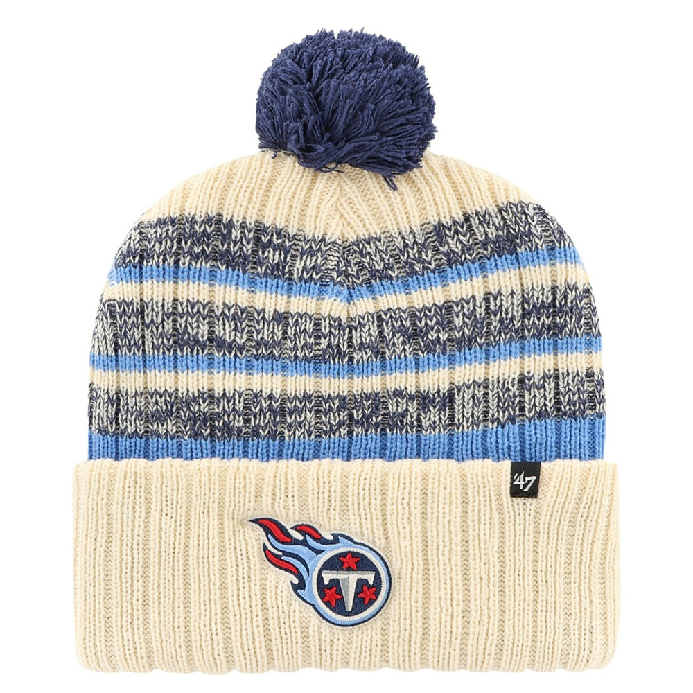 '47 Tavern Cuffed Knit Hat with Pom - Tennessee Titans