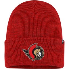 NHL Red Ottawa Senators '47 Brain Freeze Cuffed Knit Hat