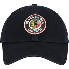NHL Black Chicago Blackhawks '47 Clean Up Adjustable Hat
