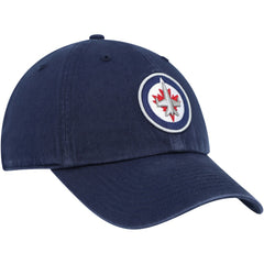 NHL Navy Winnipeg Jets '47 Clean Up Adjustable Hat