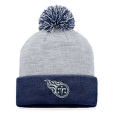 Women's Cuffed Knit Hat with Pom - Tennessee Titans