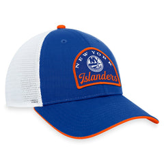 NHL Royal/White New York Islanders Fanatics Fundamental Adjustable Hat