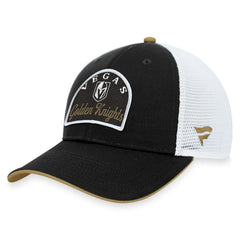 NHL Black/White Vegas Golden Knights Fanatics Fundamental Adjustable Hat