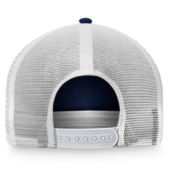 NHL Navy/White St. Louis Blues Fanatics Women's Fundamental Trucker Adjustable Hat