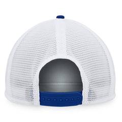 NHL Blue/White Toronto Maple Leafs Fanatics Foam Front Patch Trucker Snapback Hat