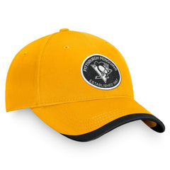 NHL Gold Pittsburgh Penguins Fanatics Fundamental Adjustable Hat