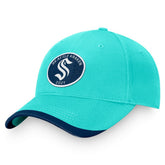 NHL Light Blue Seattle Kraken Fanatics Fundamental Adjustable Hat