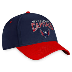 NHL Navy/Red Washington Capitals Fanatics Fundamental 2-Tone Flex Hat