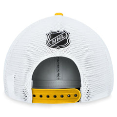 NHL Black Pittsburgh Penguins Fanatics Authentic Pro Alternate Jersey Trucker Adjustable Hat