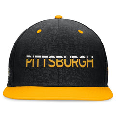NHL Black/Gold Pittsburgh Penguins Fanatics Authentic Pro Alternate Jersey Snapback Hat